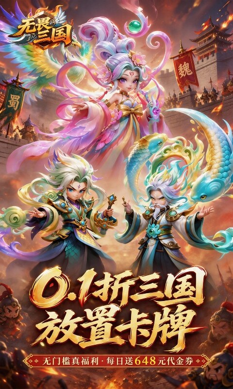 无畏三国-0.1折免费代金豪礼游戏截图5