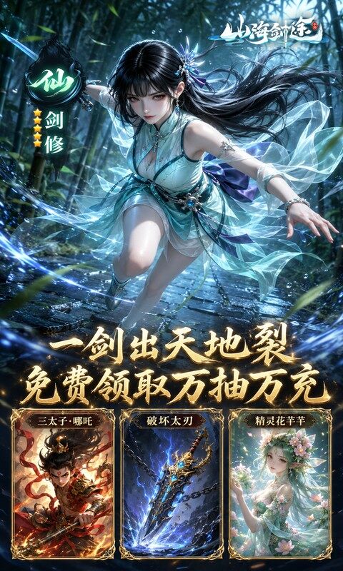 山海剑途-0.1折真充女神集结游戏截图5